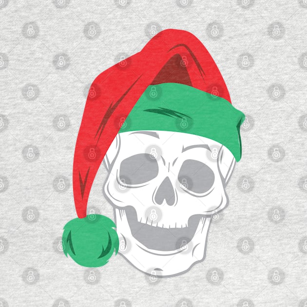 Santa Skull by TeePixelate